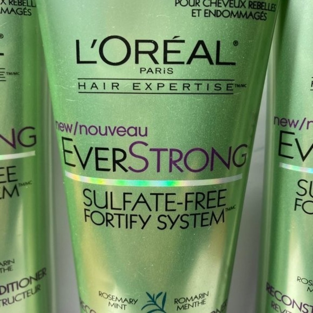 L'oreal Ever Strong Reconstruct Conditioner 6 Bottles DISCONTINUED Sulfate Free - Picture 3 of 13